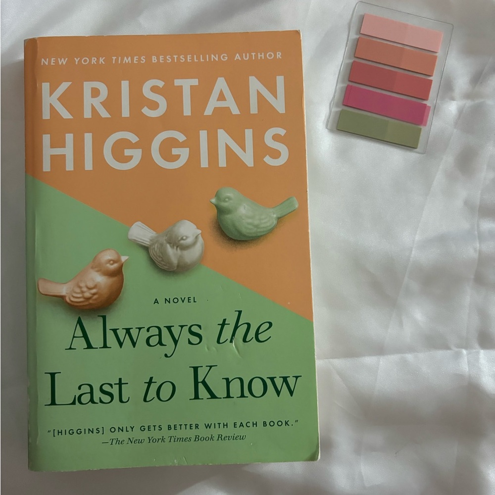 always the last to know book